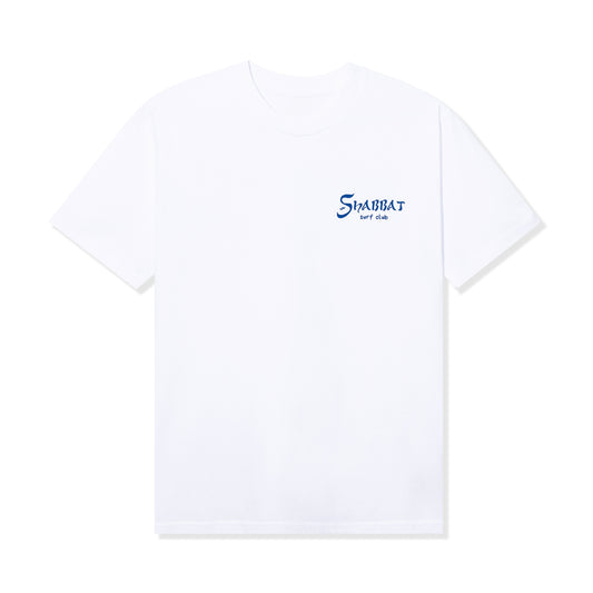 Schvitzin For A Surf Tee - White