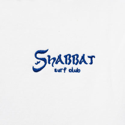 Shabbat Surf Club Hoodie - White