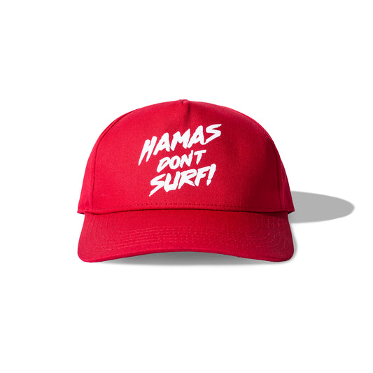 Hamas Don't Surf Hat - Red